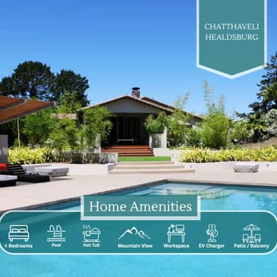 Wine Country Gem | Pool | Hot tub | BBQ