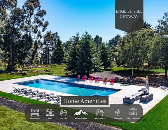 Sebastopol Estate: Pool | Spa | Firepit | EV Char.